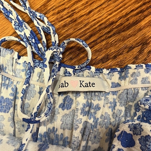 Gab & Kate Women’s Blue Floral Flowy Dress Size S - Picture 3 of 5